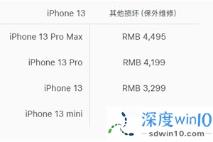 最高2559元！iPhone 13系列官方换屏价格出炉